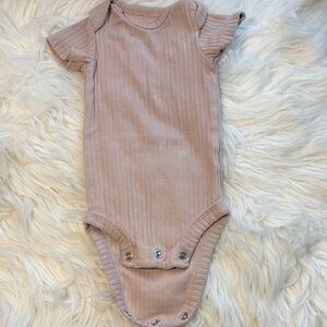 Carter's Soft tan  Ribbed Bodysuit